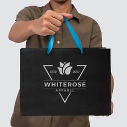 Large Ribbon Handle Paper Bag - image 1