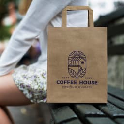 Medium Flat Handle Paper Bag Portrait - image 5
