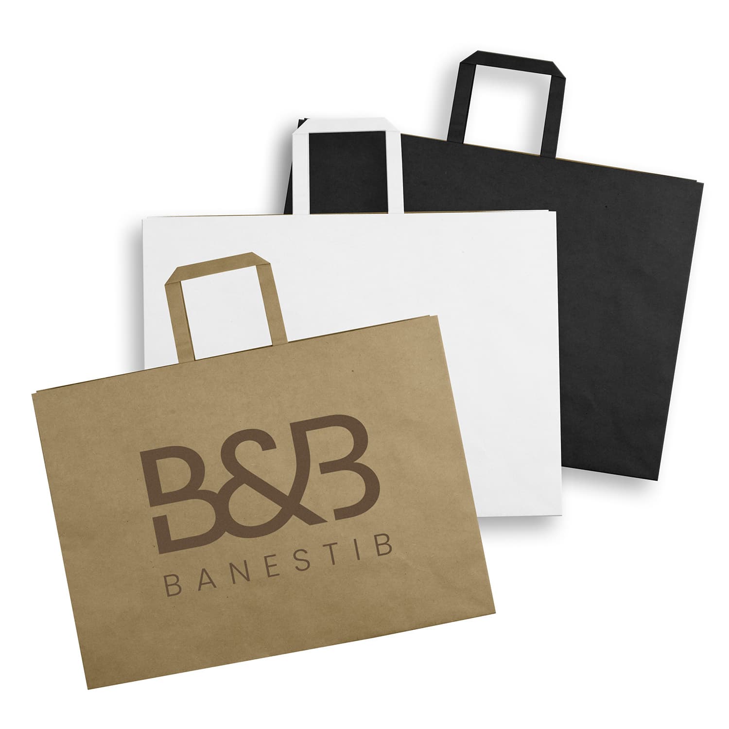 Extra Large Flat Handle Paper Bag Landscape-Active Image