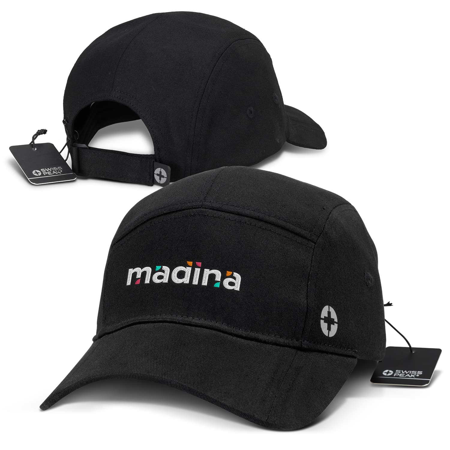 Swiss Peak 5 Panel Cap-Active Image