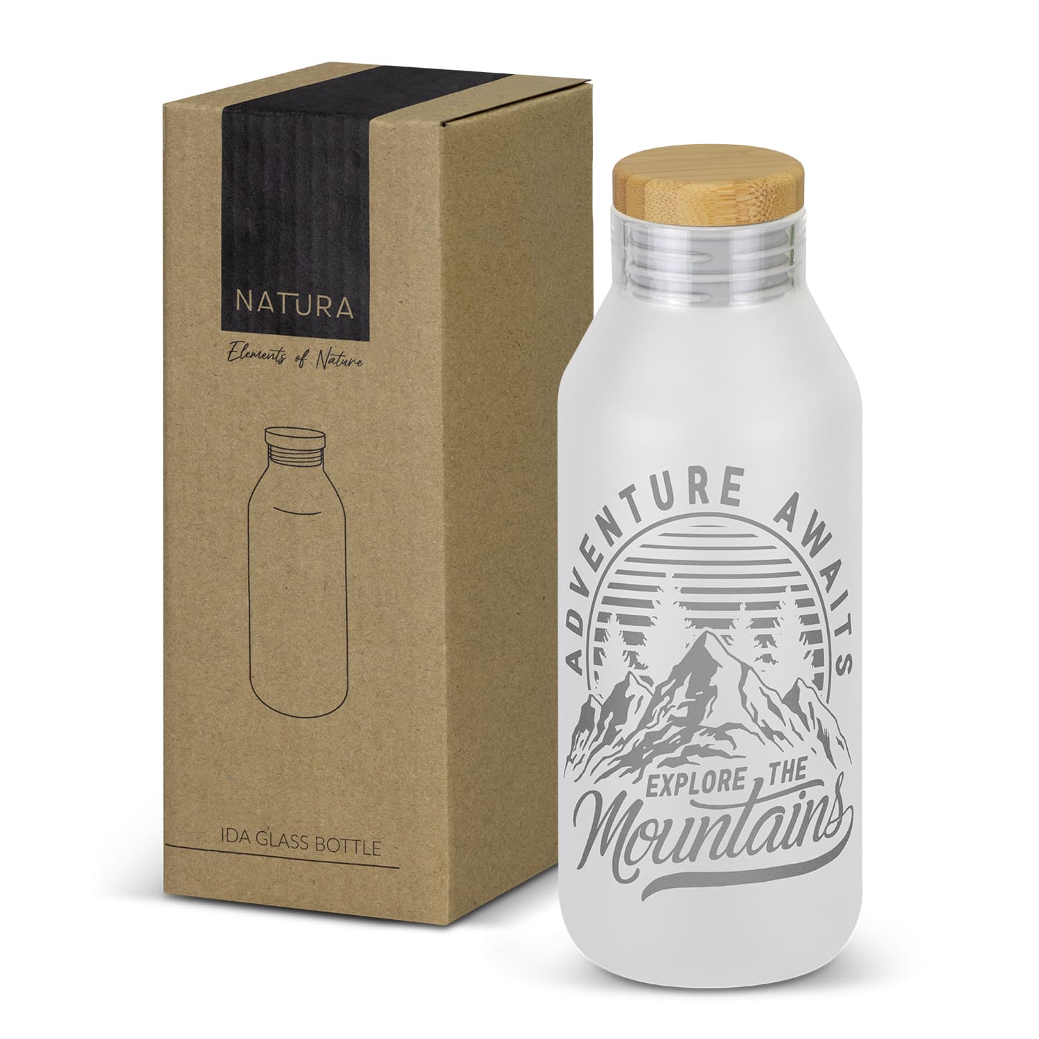 NATURA Ida Glass Bottle-Active Image