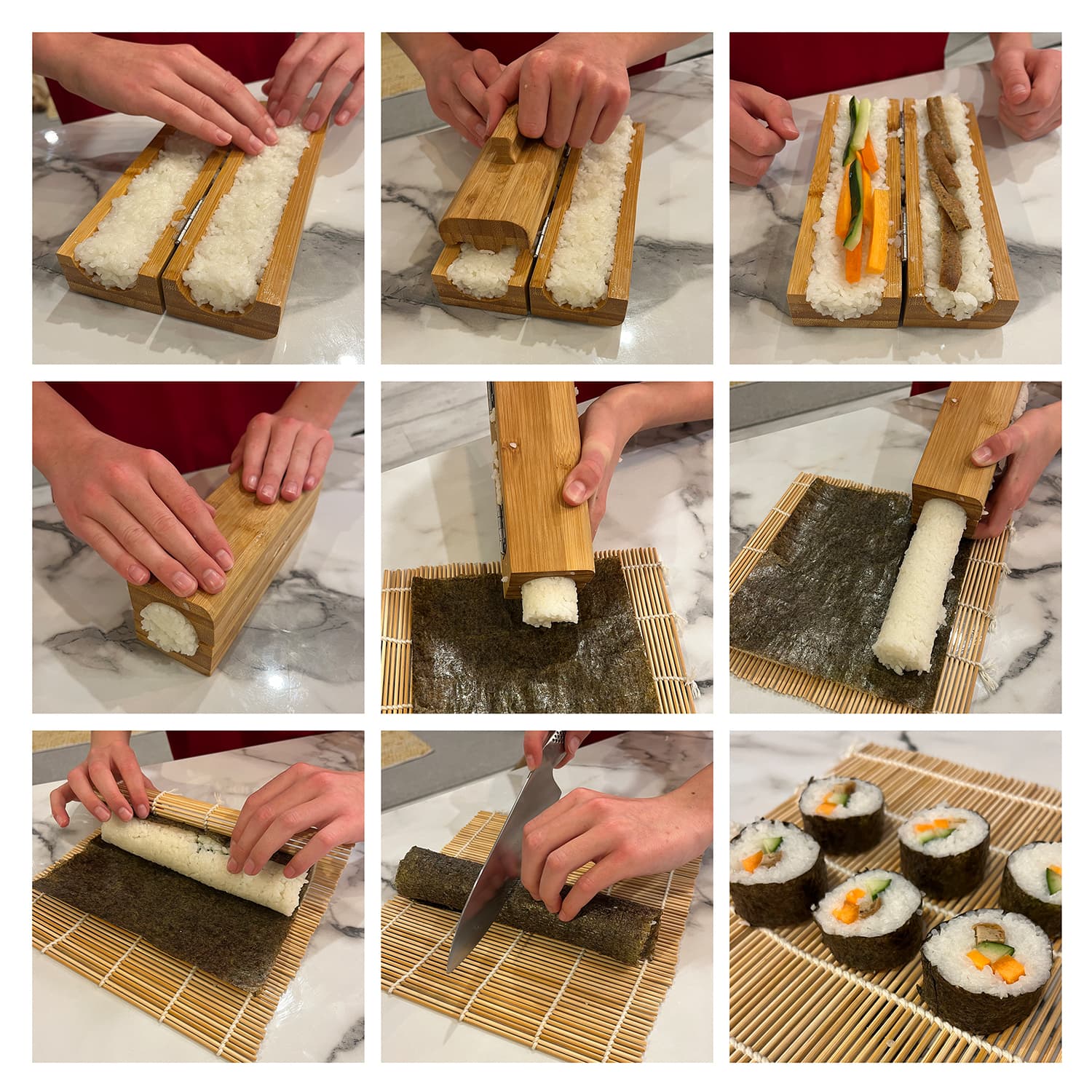 NATURA Bamboo Sushi Maker-Active Image