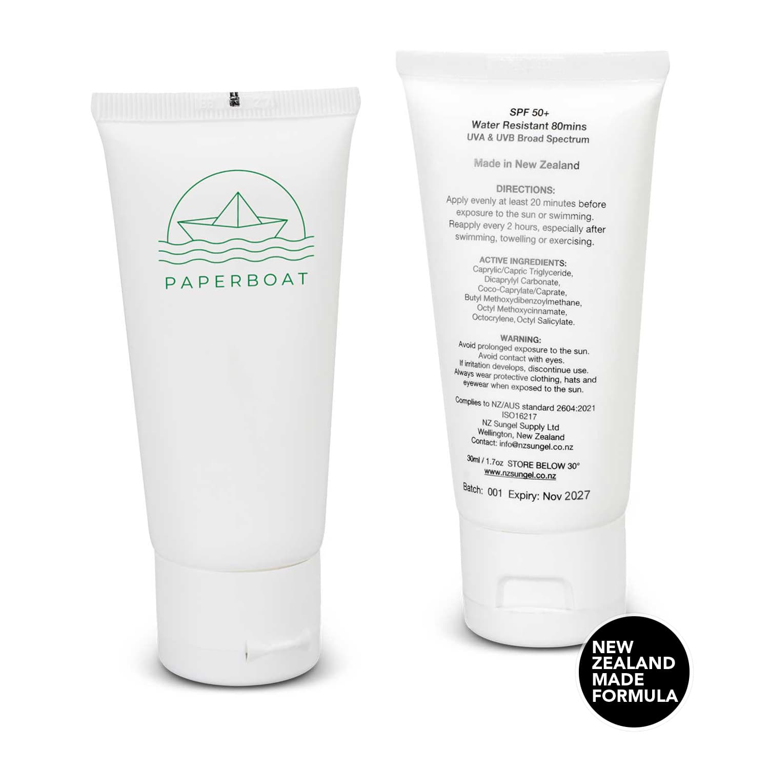 SPF 50+ Sun Gel 30ml Tube-Active Image