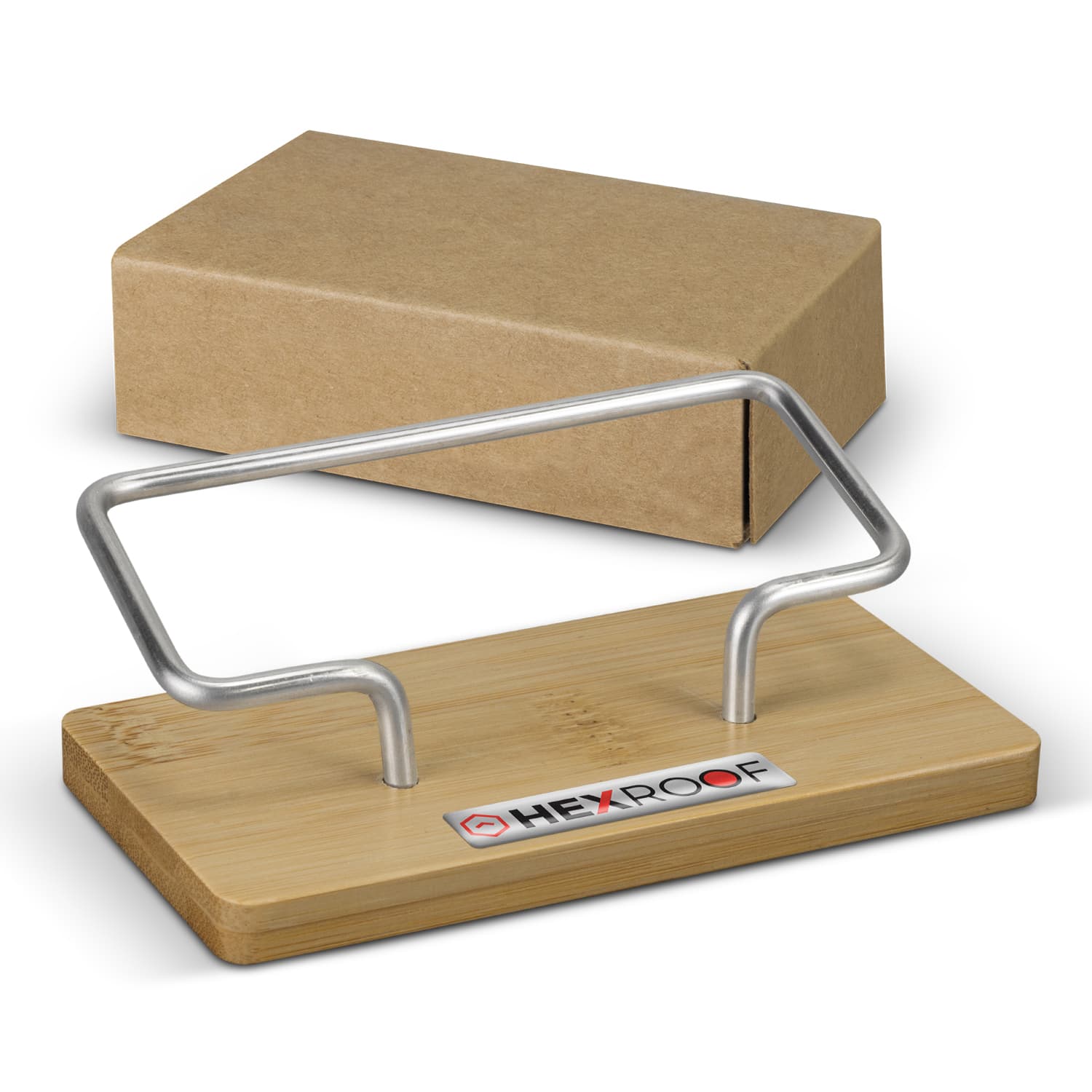 Bamboo Business Card Stand-Active Image