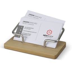 Bamboo Business Card Stand - image 5