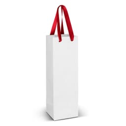 Wine Ribbon Handle Paper Bag - Full Colour - image 3