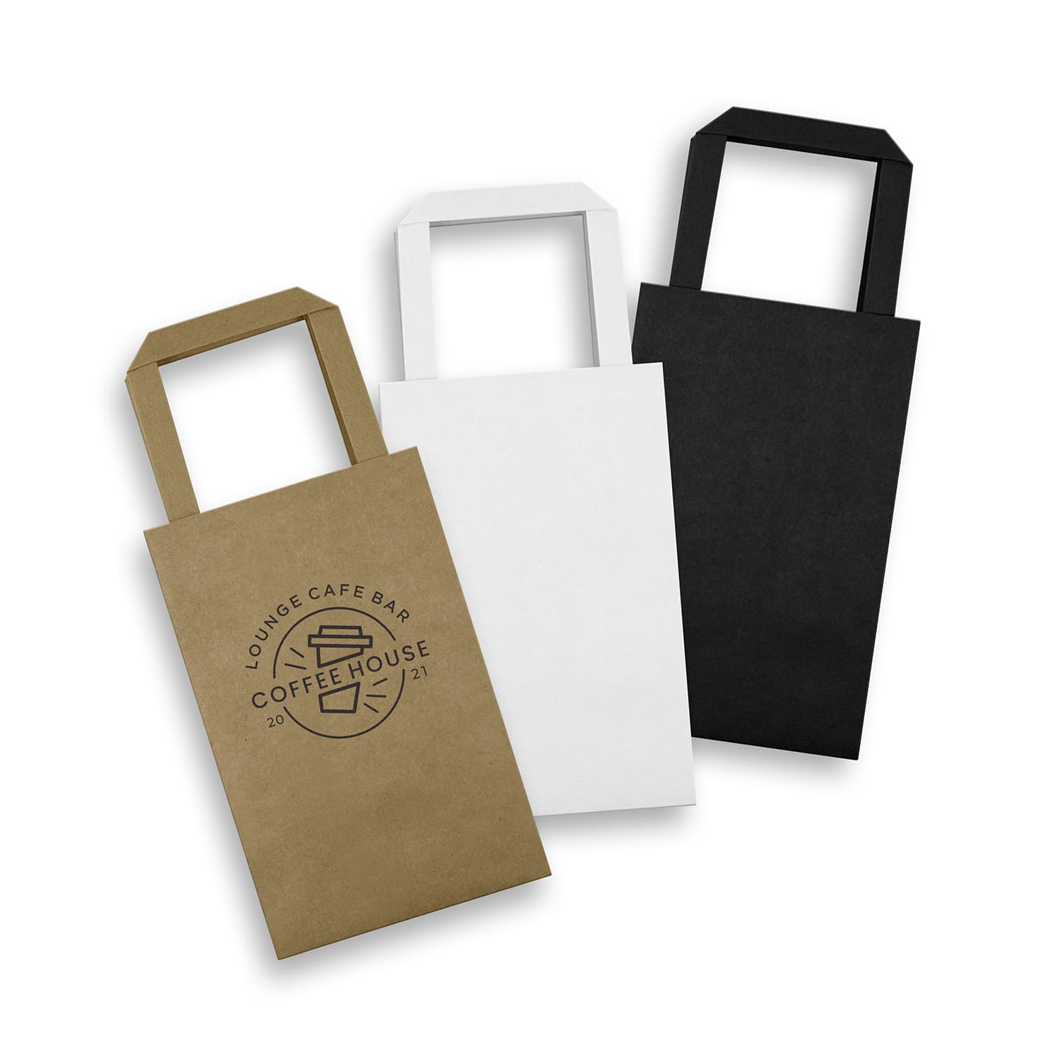 Small Flat Handle Paper Bag Portrait-Active Image
