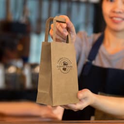 Small Flat Handle Paper Bag Portrait - image 5