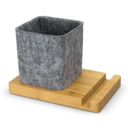 NATURA Bamboo Phone Stand Desk Caddy - image 2
