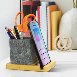 NATURA Bamboo Phone Stand Desk Caddy - image 1