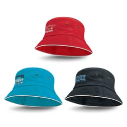 Bondi Bucket Hat - White Sandwich Trim - Sale - image 1