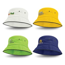 Bondi Bucket Hat - Black Sandwich Trim - Sale - image 4