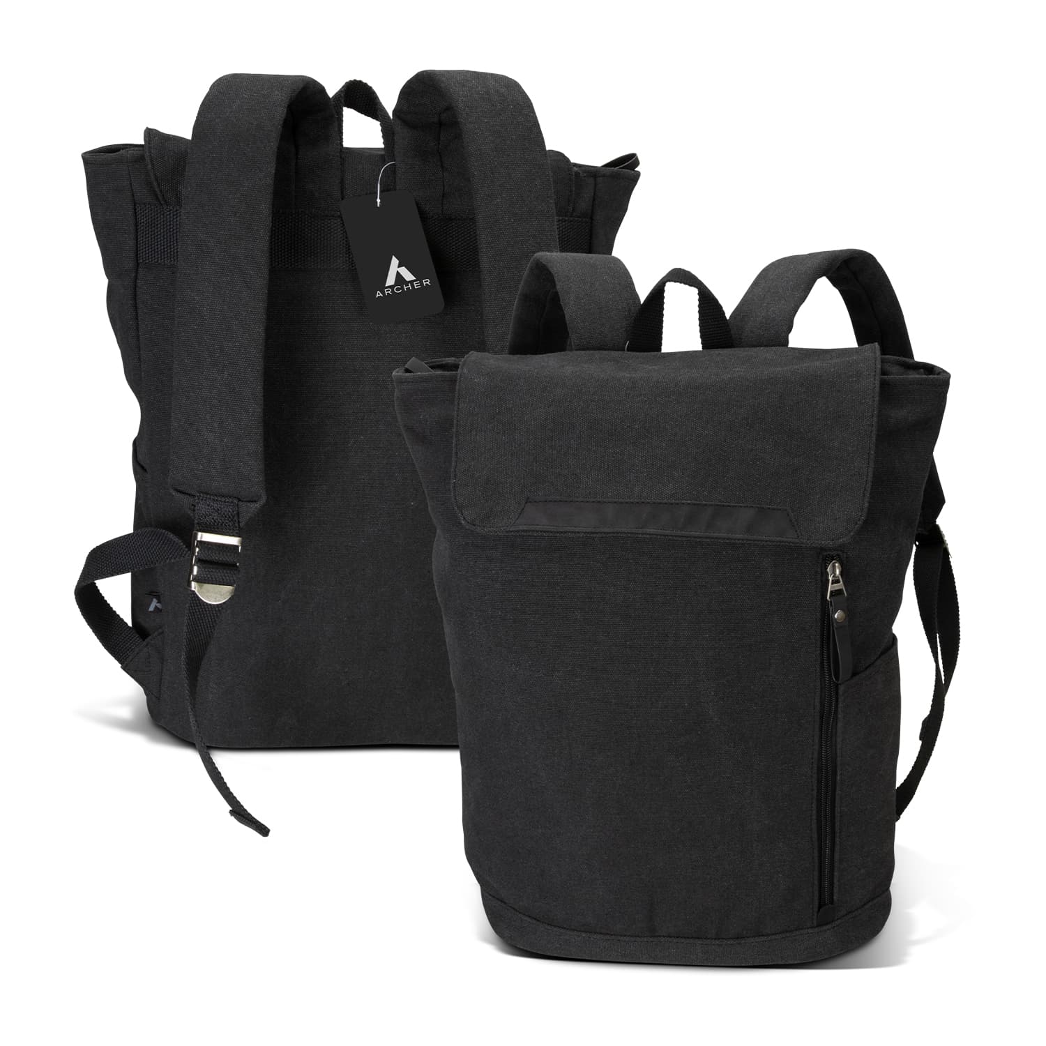 ARCHER Copenhagen Canvas Backpack-Active Image