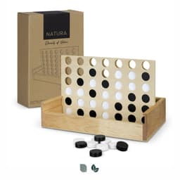 NATURA Quattro Wooden Four-in-a-Row Game - image 4