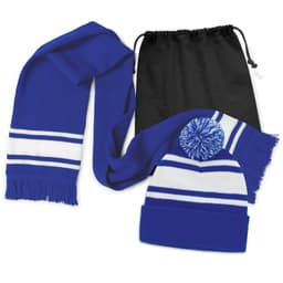 Commodore Scarf and Beanie with Pom Pom Set - image 2