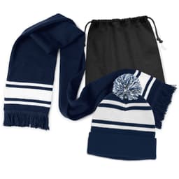 Commodore Scarf and Beanie with Pom Pom Set - image 3