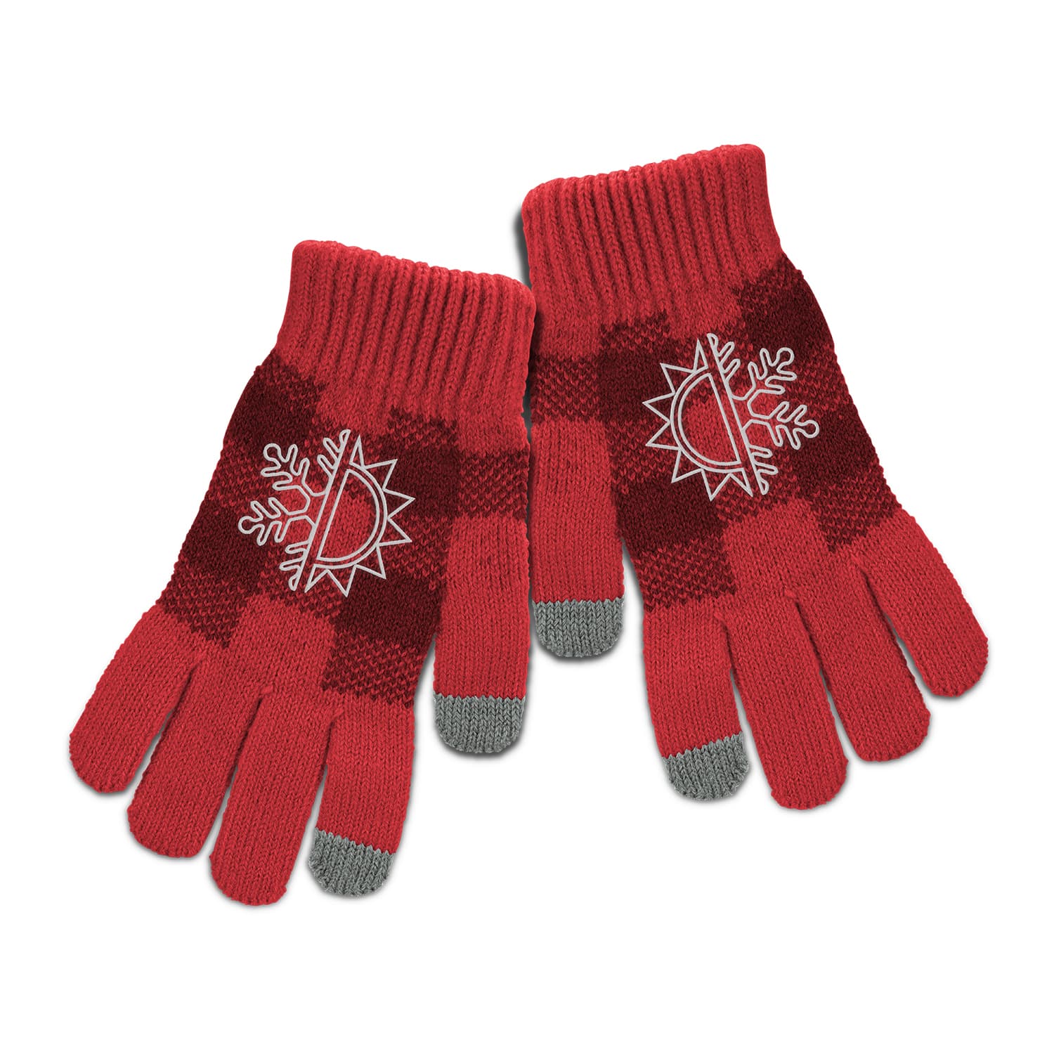 Idaho Custom Knitted Gloves-Active Image