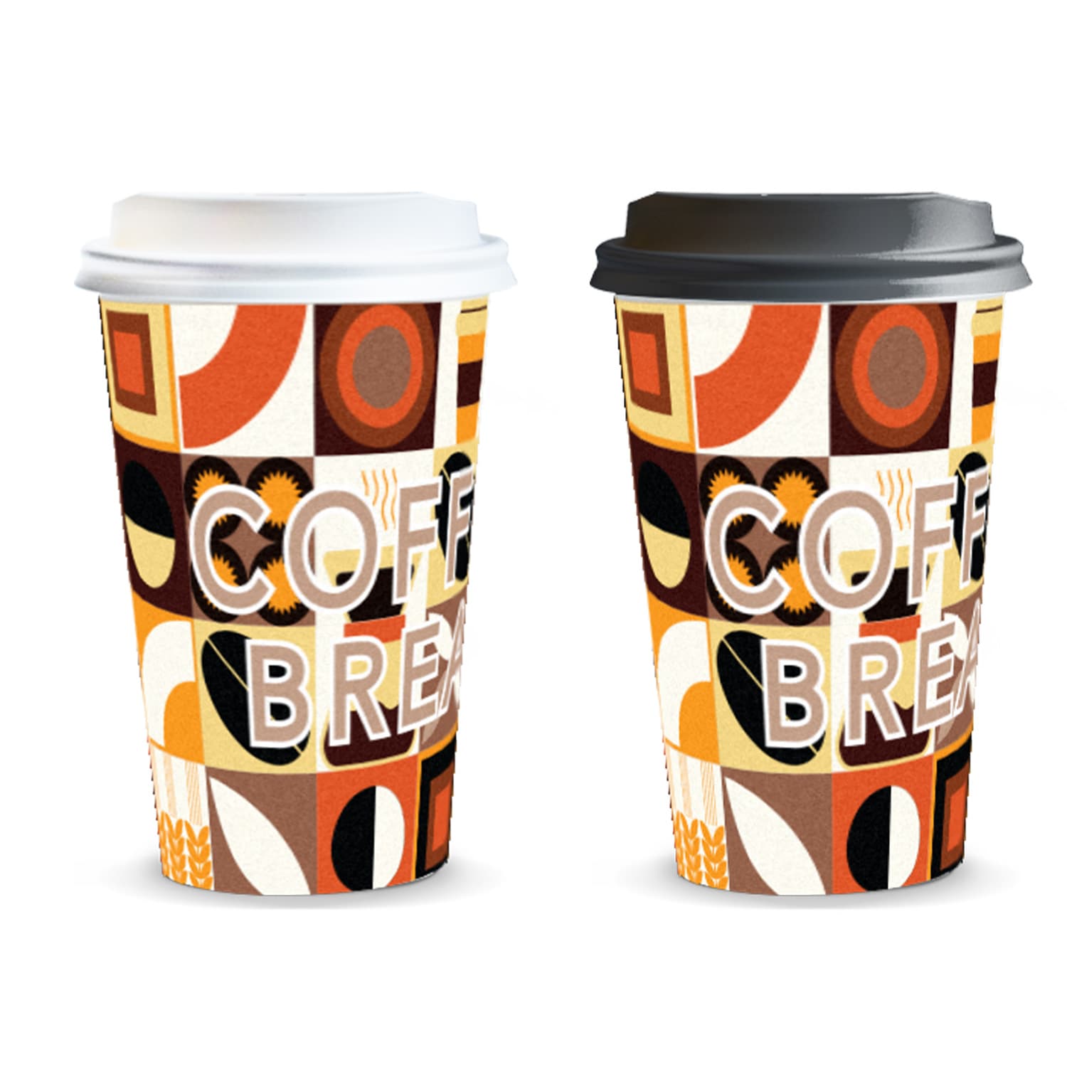 Kudos Paper Coffee Cup - 350ml-Active Image