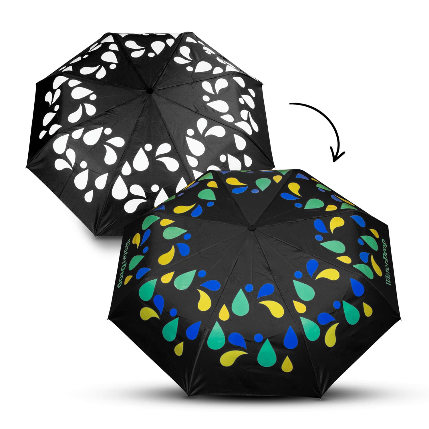 Colour Changing Compact Umbrella-Active Image