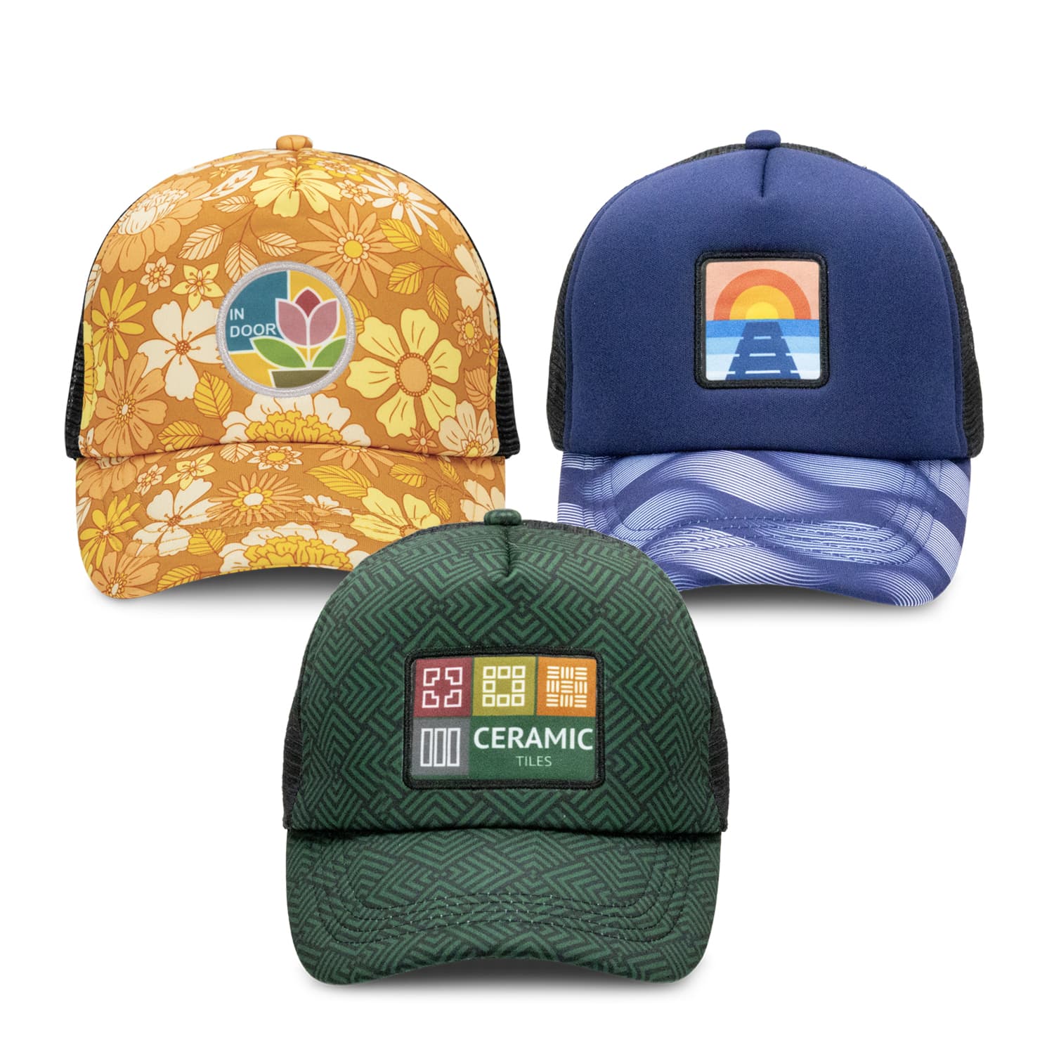 Cruise Custom Cap with Full Colour Patch-Active Image