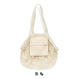 Cotton Mesh Foldaway Tote Bag - Small - image 6