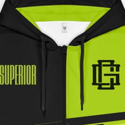 Custom Mens Active Zipped Hoodie - image 6