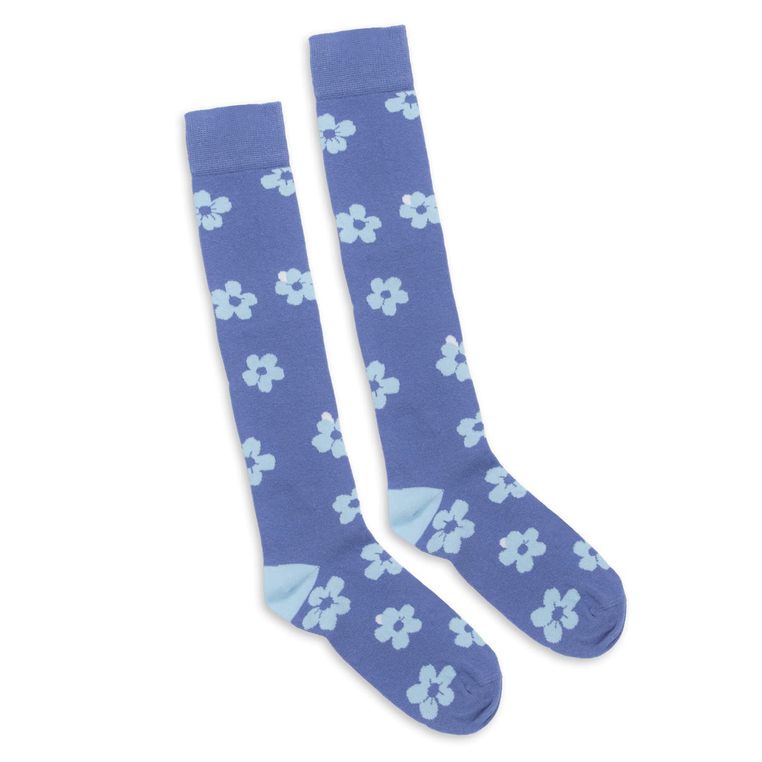 Pixel Knitted Knee-High Socks-Active Image