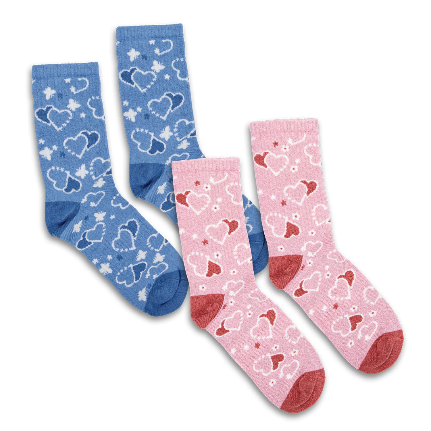 Jolly Knitted Bamboo Kids Socks - Set of 2-Active Image