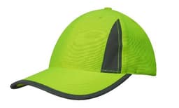 Luminescent Safety Cap with Reflective Inserts and Trim - image 3