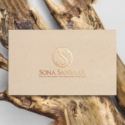 Kraft+Gold Business Cards - image 1