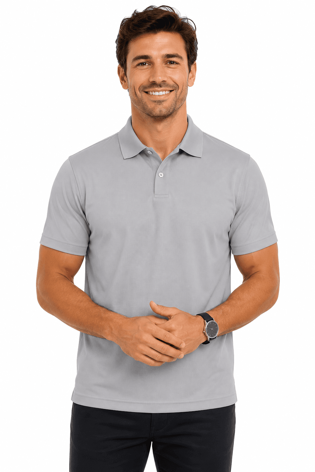 LACHLAN MENS POLOS - 1314-Active Image